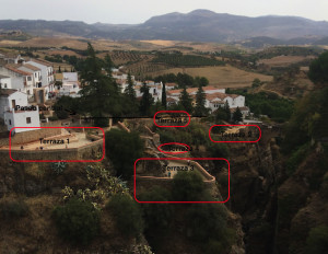 Disposicion terrazas